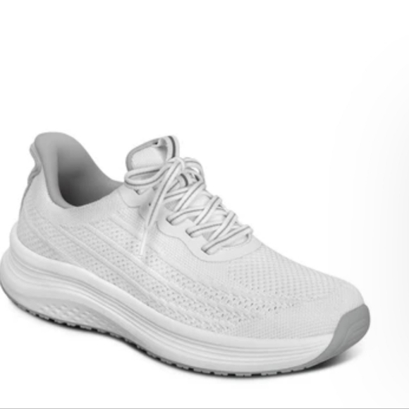 Orthofeet Shoes - Orthofeet Hands Free Nira Women's White Athletic Sneakers 80028 Size 8.5 Wide